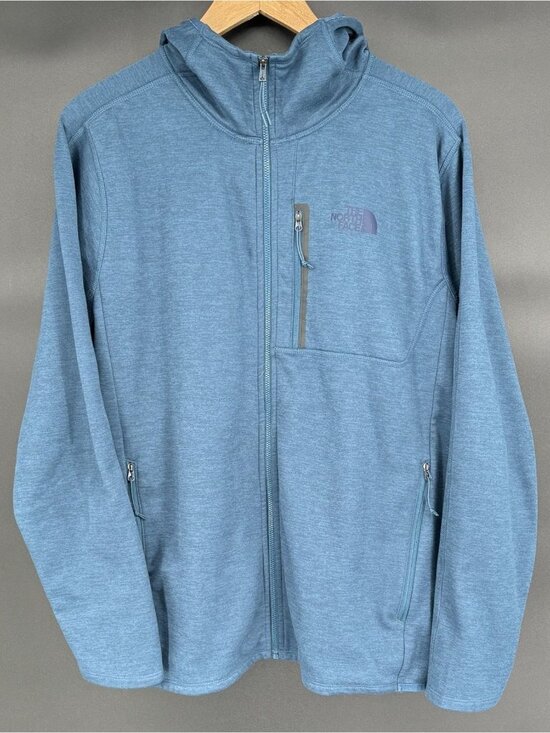 The North Face Other - The North Face Men's Full-Zip Hooded Fleece Lined Jacket Large Blue/Teal Outdoor